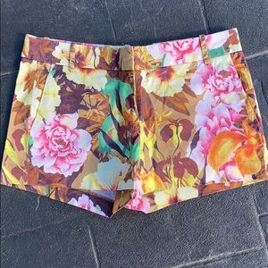 JCrew flower shorts